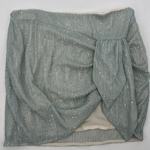 Free People Sequin mini Skirt size 2 NWOT - Picture 4 of 6